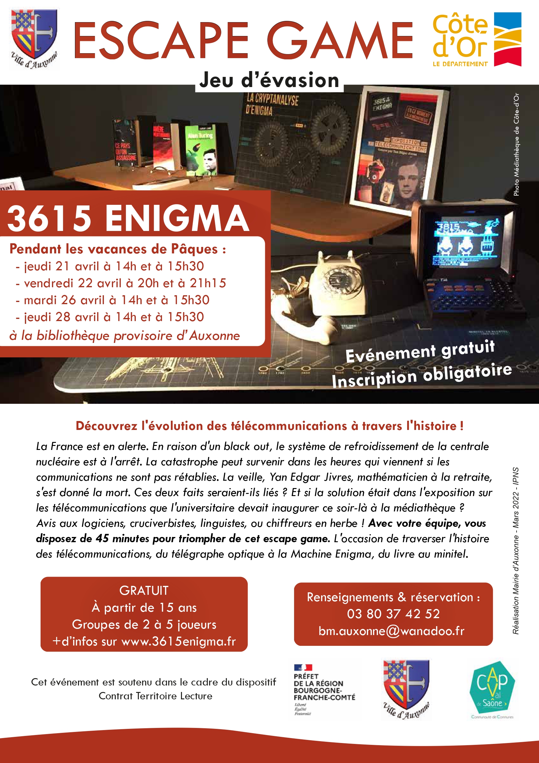 Affiche finale 3615 Enigma page 0001